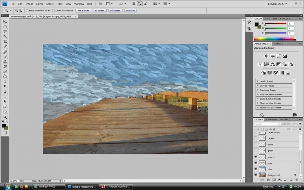 Creation of Bridge-Van Gogh: Step 3